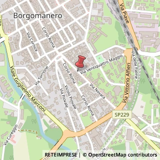 Mappa Via per Novara,  20, 28021 Borgomanero, Novara (Piemonte)