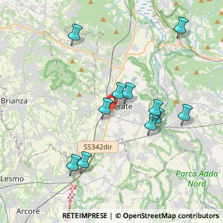 Mappa Via Giovanni Falcone e Paolo Borsellino, 23870 Cernusco Lombardone LC, Italia (3.89273)