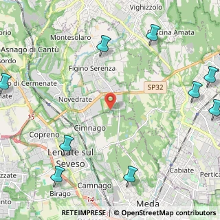 Mappa Via Vittorio Veneto, 22060 Novedrate CO, Italia (3.80071)