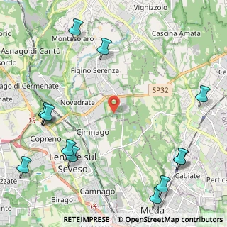 Mappa Via Vittorio Veneto, 22060 Novedrate CO, Italia (3.07231)