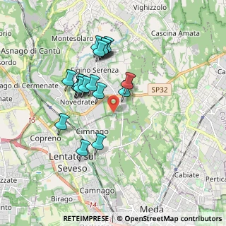 Mappa Via Vittorio Veneto, 22060 Novedrate CO, Italia (1.628)