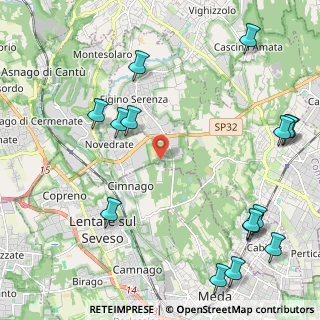 Mappa Via Vittorio Veneto, 22060 Novedrate CO, Italia (2.91133)