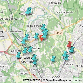 Mappa Via Vittorio Veneto, 22060 Novedrate CO, Italia (2.1625)