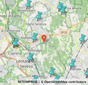 Mappa Via Vittorio Veneto, 22060 Novedrate CO, Italia (3.24353)