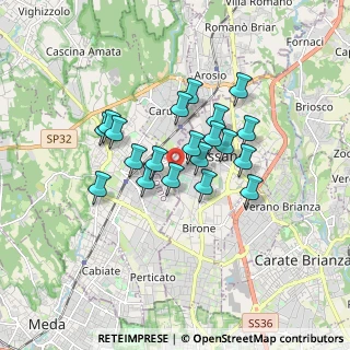 Mappa Via Filippo Turati, 20833 Giussano MB, Italia (1.3125)