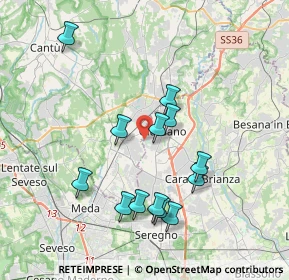 Mappa Via Filippo Turati, 20833 Giussano MB, Italia (3.60462)