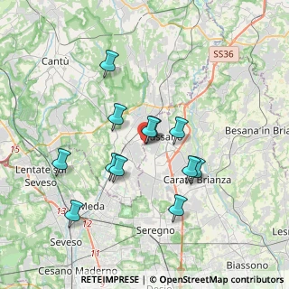 Mappa Via Filippo Turati, 20833 Giussano MB, Italia (3.23417)