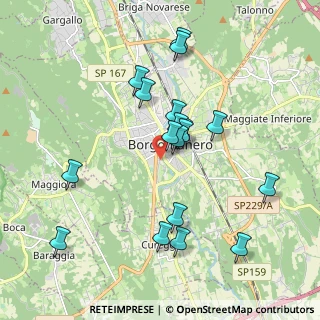 Mappa Via Moro Aldo, 28021 Borgomanero NO, Italia (1.84444)