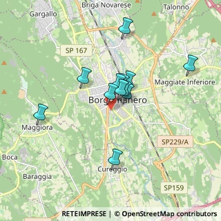 Mappa Via Moro Aldo, 28021 Borgomanero NO, Italia (1.3725)