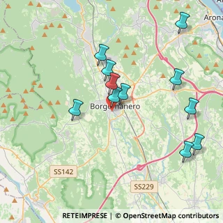 Mappa Via Moro Aldo, 28021 Borgomanero NO, Italia (3.98545)