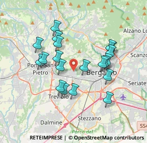 Mappa Via Fratelli Rota, 24129 Bergamo BG, Italia (3.255)