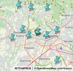 Mappa Via Fratelli Rota, 24129 Bergamo BG, Italia (3.81909)
