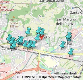 Mappa Via Fratelli Rota, 24129 Bergamo BG, Italia (1.0095)