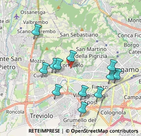 Mappa Via Fratelli Rota, 24129 Bergamo BG, Italia (1.84917)