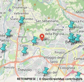Mappa Via Fratelli Rota, 24129 Bergamo BG, Italia (3.00667)