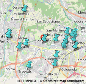 Mappa Via Fratelli Rota, 24129 Bergamo BG, Italia (2.189)