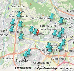 Mappa Via Fratelli Rota, 24129 Bergamo BG, Italia (2.252)