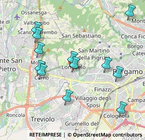 Mappa Via Fratelli Rota, 24129 Bergamo BG, Italia (2.06167)