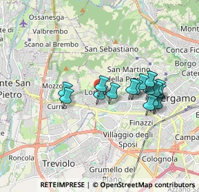 Mappa Via Fratelli Rota, 24129 Bergamo BG, Italia (1.52765)