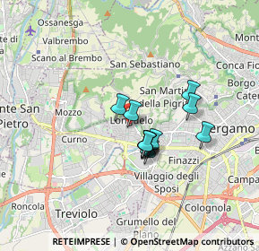 Mappa Via Fratelli Rota, 24129 Bergamo BG, Italia (1.15583)