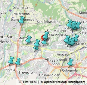 Mappa Via Fratelli Rota, 24129 Bergamo BG, Italia (2.1085)