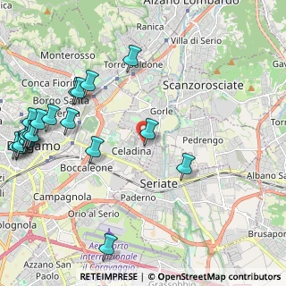 Mappa Via Monte Grigna, 24125 Bergamo BG, Italia (2.87)