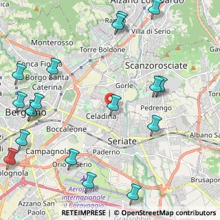 Mappa Via Monte Grigna, 24125 Bergamo BG, Italia (2.96944)