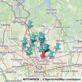Mappa Via Guglielmo Marconi, 20833 Giussano MB, Italia (10.547)
