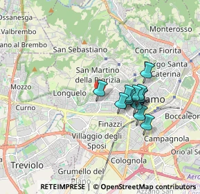 Mappa Via Antonio Balestra, 24128 Bergamo BG, Italia (1.32846)