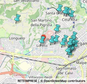 Mappa Via Antonio Balestra, 24128 Bergamo BG, Italia (1.102)