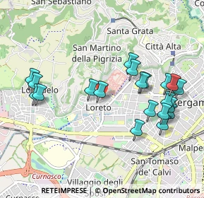 Mappa Via Antonio Balestra, 24128 Bergamo BG, Italia (1.0245)