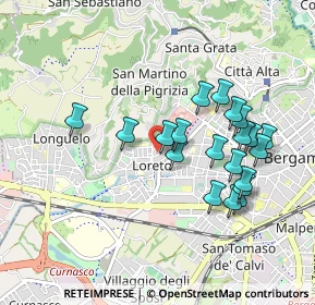 Mappa Via Antonio Balestra, 24128 Bergamo BG, Italia (0.8685)