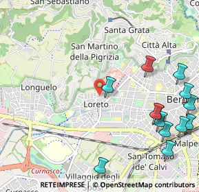 Mappa Via Antonio Balestra, 24128 Bergamo BG, Italia (1.39231)