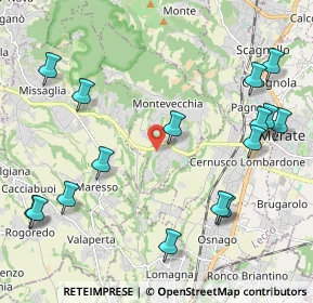 Mappa Via degli Artigiani, 23874 Montevecchia LC, Italia (2.56313)