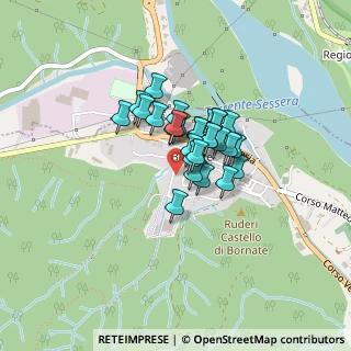 Mappa Via Enzo Ferrari, 13037 Serravalle Sesia VC, Italia (0.25)