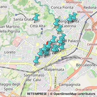 Mappa Galleria Santa Marta, 24122 Bergamo BG, Italia (0.66294)