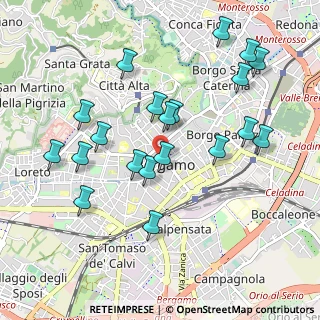 Mappa Piazza Giacomo Matteotti, 24121 Bergamo BG, Italia (1.0015)