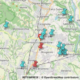 Mappa Via Brianza, 23870 Cernusco Lombardone LC, Italia (2.43286)