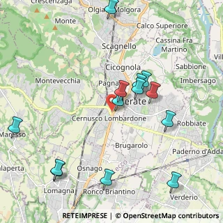 Mappa Via Brianza, 23870 Cernusco Lombardone LC, Italia (2.23385)
