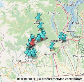 Mappa Corso Bruno Buozzi, 13037 Serravalle Sesia VC, Italia (10.1365)