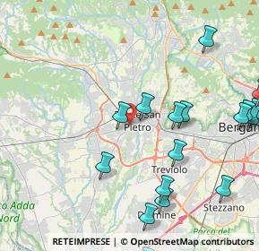 Mappa Via F.lli Bandiera, 24048 Treviolo BG, Italia (5.39)
