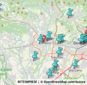 Mappa Via F.lli Bandiera, 24048 Treviolo BG, Italia (5.62211)