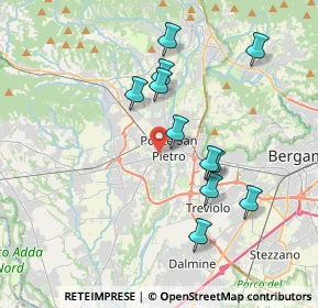Mappa Via F.lli Bandiera, 24048 Treviolo BG, Italia (3.49818)
