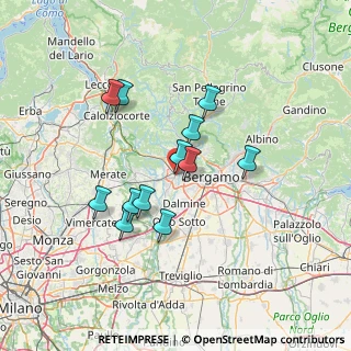 Mappa Via F.lli Bandiera, 24048 Treviolo BG, Italia (11.70667)