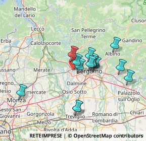 Mappa Via F.lli Bandiera, 24048 Treviolo BG, Italia (11.78)