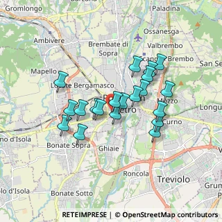 Mappa Via F.lli Bandiera, 24048 Treviolo BG, Italia (1.4275)