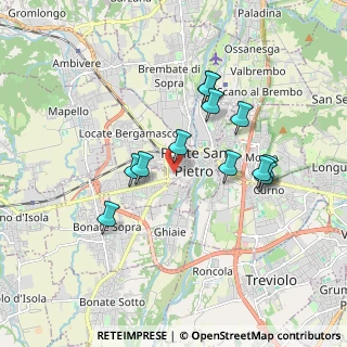 Mappa Via F.lli Bandiera, 24048 Treviolo BG, Italia (1.6075)