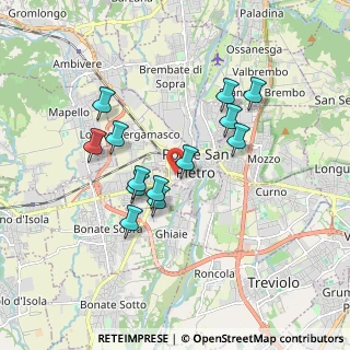 Mappa Via F.lli Bandiera, 24048 Treviolo BG, Italia (1.55)