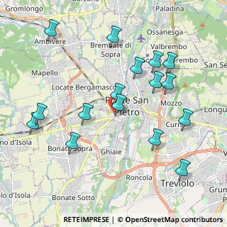 Mappa Via F.lli Bandiera, 24048 Treviolo BG, Italia (2.1425)