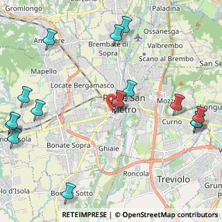 Mappa Via F.lli Bandiera, 24048 Treviolo BG, Italia (2.79438)